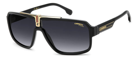 CARRERA 1091/S - BLACK / GREY SHADED - 65-10-135