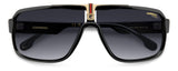 CARRERA 1091/S - BLACK / GREY SHADED - 65-10-135