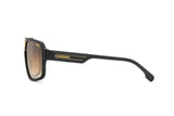CARRERA 1091/S - MATTE BLACK GOLD / BROWN SHADED BRICK - 65-10-135