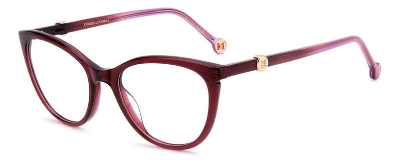 CAROLINA HERRERA HER 0437 - BURGUNDY - 52-18-145