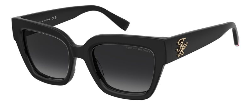 TOMMY HILFIGER TH 2402/S - BLACK / GREY SHADED - 53-20-145