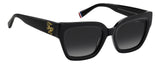TOMMY HILFIGER TH 2402/S - BLACK / GREY SHADED - 53-20-145