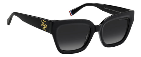 TOMMY HILFIGER TH 2402/S - BLACK / GREY SHADED - 53-20-145