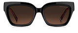 TOMMY HILFIGER TH 2402/S - BLACK / BROWN SHADED PINK - 53-20-145