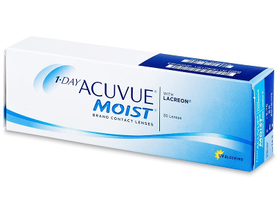 1‑DAY ACUVUE® MOIST – Daily Disposable Contact Lenses (Pack of 30)