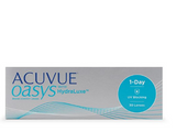 ACUVUE® OASYS 1‑Day with HydraLuxe® Technology – Daily Disposable Contact Lenses (Pack of 30)