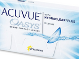 ACUVUE® OASYS with HYDRACLEAR® PLUS Technology - 2‑Week / Monthly Contact Lenses (Pack of 6)