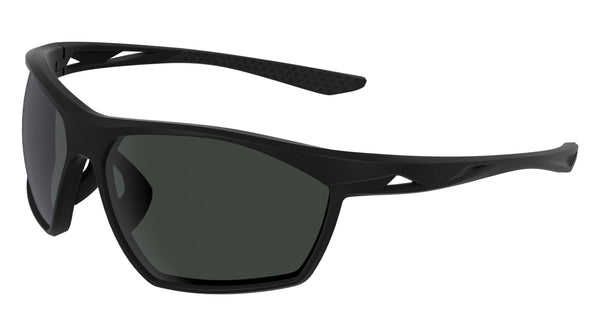 Nike Windtrack Heat IQ7245X Sunglasses in Matte Black/Grey - 3/4 view