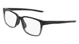 Nike 7409 Eyeglasses in Black/Smoke Grey Fade - 3/4 view