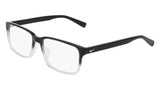 Nike 1001Y Eyeglasses in Black/Clear Gradient - 3/4 view