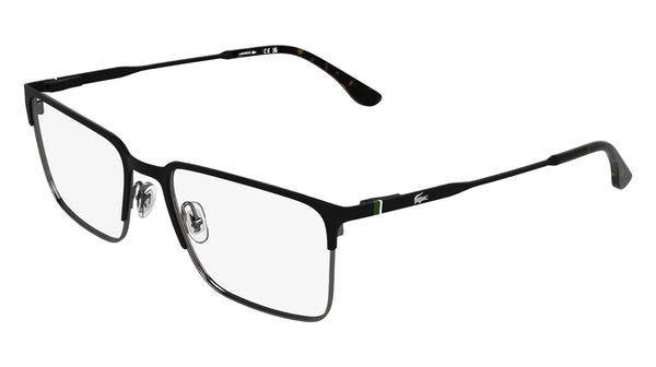 Lacoste L2321 Eyeglasses in Matte Black - 3/4 view