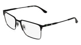 Lacoste L2321 Eyeglasses in Matte Black - 3/4 view