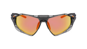 Nike Zeus Rise E N IU8050X Sunglasses in Smoke Grey/Road Orange Mirror - front view