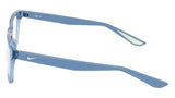 Nike 7414 Eyeglasses in Work Blue - side view