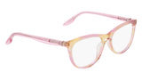 Nike 5070 Eyeglasses in Pink/Yellow Havana - 3/4 view, other side