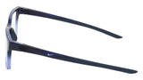 Nike 7409 Eyeglasses in Midnight Navy/Light Thistle Fade - side view