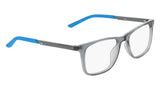 Nike 5071 Eyeglasses in Smoke Grey/Photo Blue - 3/4 view, other side