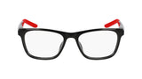 Nike 5058 N Eyeglasses in Black/University Red - front view