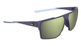 Nike Airlift IQ7268X Sunglasses in Matte Dark Raisin/Yellow Flash - 3/4 view, other side