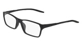 Nike 7410 Eyeglasses in Matte Black - 3/4 view