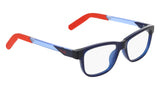 Nike 5065 Eyeglasses in Midnight Navy - 3/4 view, other side