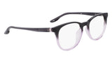 Nike 5057 N Eyeglasses in Smoke/Lilac Bloom Gradient - 3/4 view, other side