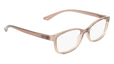 Calvin Klein CK23525N Eyeglasses in Transparent Gradient Mauve - 3/4 view, other side