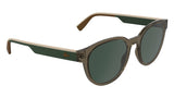 Lacoste L6088S Sunglasses in Transparent Brown - 3/4 view, other side