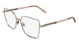 Calvin Klein CK26102 Eyeglasses in Rose Gold - 3/4 view