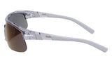 Nike Show X1 N IU4881X Sunglasses in Shiny Wolf Grey/Blue Mirror - side view