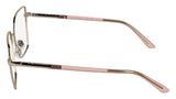 Calvin Klein CK26102 Eyeglasses in Rose Gold - side view