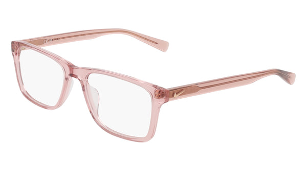 Nike 1000Y Eyeglasses in Blush - 3/4 view