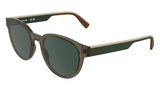 Lacoste L6088S Sunglasses in Transparent Brown - 3/4 view