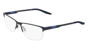 Nike 8144 Eyeglasses in Matte Obsidian - 3/4 view