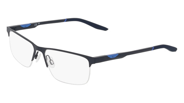 Nike 8144 Eyeglasses in Matte Obsidian - 3/4 view