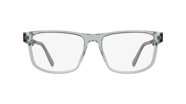 Lacoste L4011 Eyeglasses in Transparent Light Grey - front view