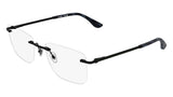 Lacoste L2324 Eyeglasses in Matte Black - 3/4 view