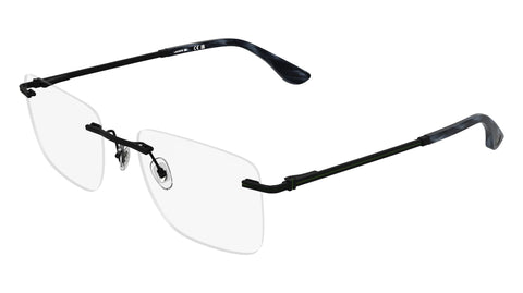 Lacoste L2324 Eyeglasses in Matte Black - 3/4 view