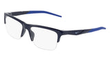 Nike 7279 Eyeglasses in Midnight Navy - 3/4 view