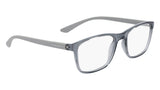 Calvin Klein CK19571N Eyeglasses in Smoke - 3/4 view, other side