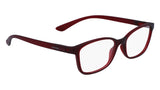 Calvin Klein CK23525N Eyeglasses in Matte Burgundy - 3/4 view, other side