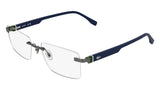 Lacoste L2320 Eyeglasses in Dark Gunmetal - 3/4 view