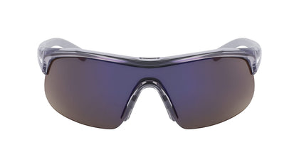Nike Show X1 N IU4881X Sunglasses in Shiny Wolf Grey/Blue Mirror - front view