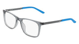 Nike 5071 Eyeglasses in Smoke Grey/Photo Blue - 3/4 view