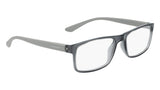Calvin Klein CK19569N Eyeglasses in Smoke - 3/4 view, other side