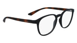 Calvin Klein CK23527N Eyeglasses in Black/Havana - 3/4 view, other side