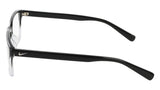 Nike 1001Y Eyeglasses in Black/Clear Gradient - side view