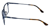 Lacoste L2321 Eyeglasses in Matte Blue - side view