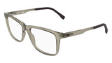 Lacoste L4013 Eyeglasses in Transparent Sand - 3/4 view