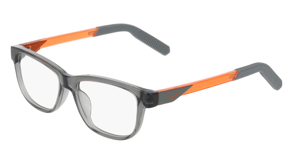 Nike 5065 Eyeglasses in Smoke Grey - 3/4 view